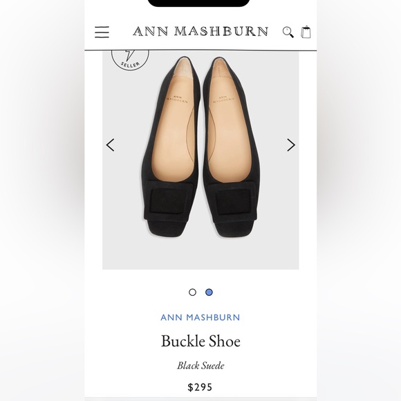 ANN MASHBURN Buckle Shoe Dark Brown Suede Heels - Picture 11 of 13